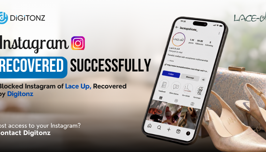 laceup instagram business manager recovery by digitonz